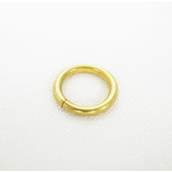 2×14mm(外径) リング ブラスリング 真鍮生地 10個セット kume221 