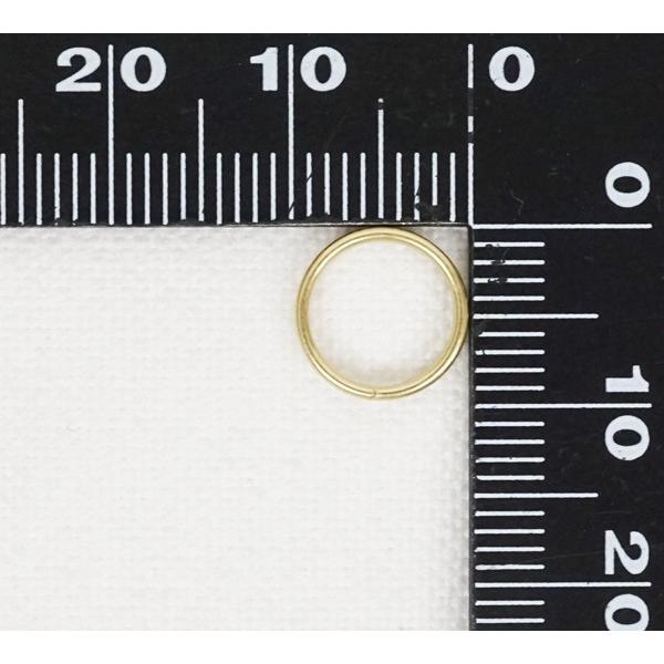 0.8×8mm 二重リング 真鍮ブロンズ色 10ヶ入り kume532-BP : KUME