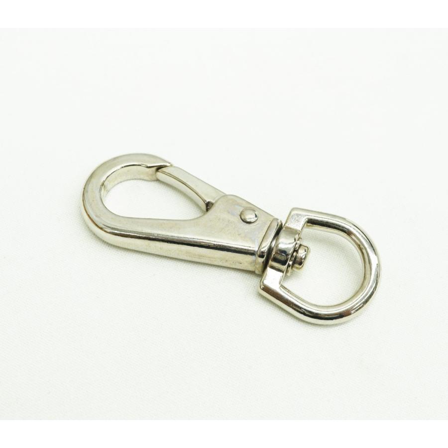 18mm ワッシャー付 ヨットナス スナップフック ニッケル kume820