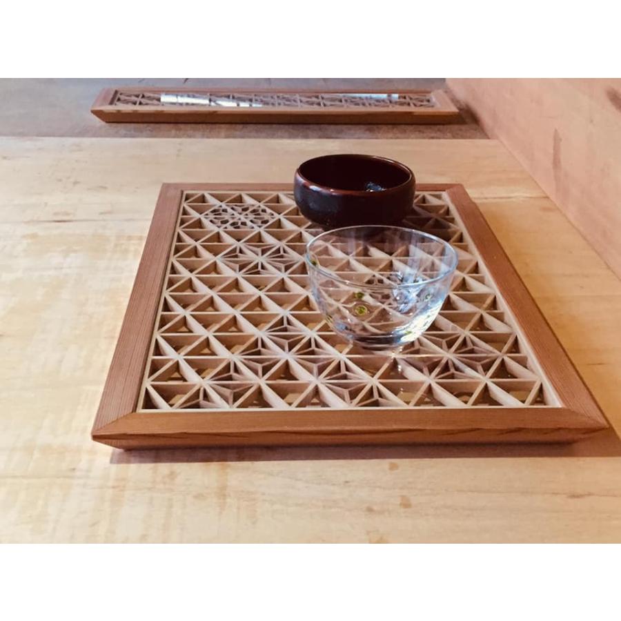 組子プレート300x420 ランチョンマット等にぞうぞ。 : くみこ屋 - 通販