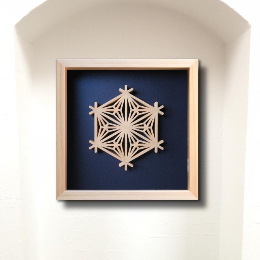 5 ❣️特価！値段交渉OK❣️麻の葉組子アクリル板入り3枚一組 木製額縁 5 ❣️特価！値段交渉OK❣️麻の葉組子アクリル板入り3枚一