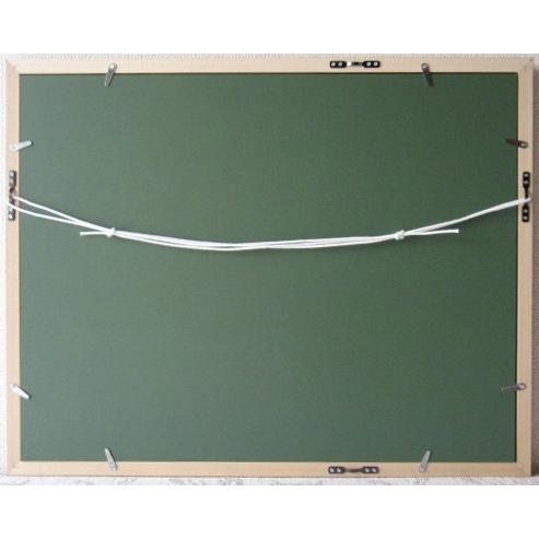 和モダン アートパネル 組子彫刻入りアートパネル 【鴛-オシドリツガイ