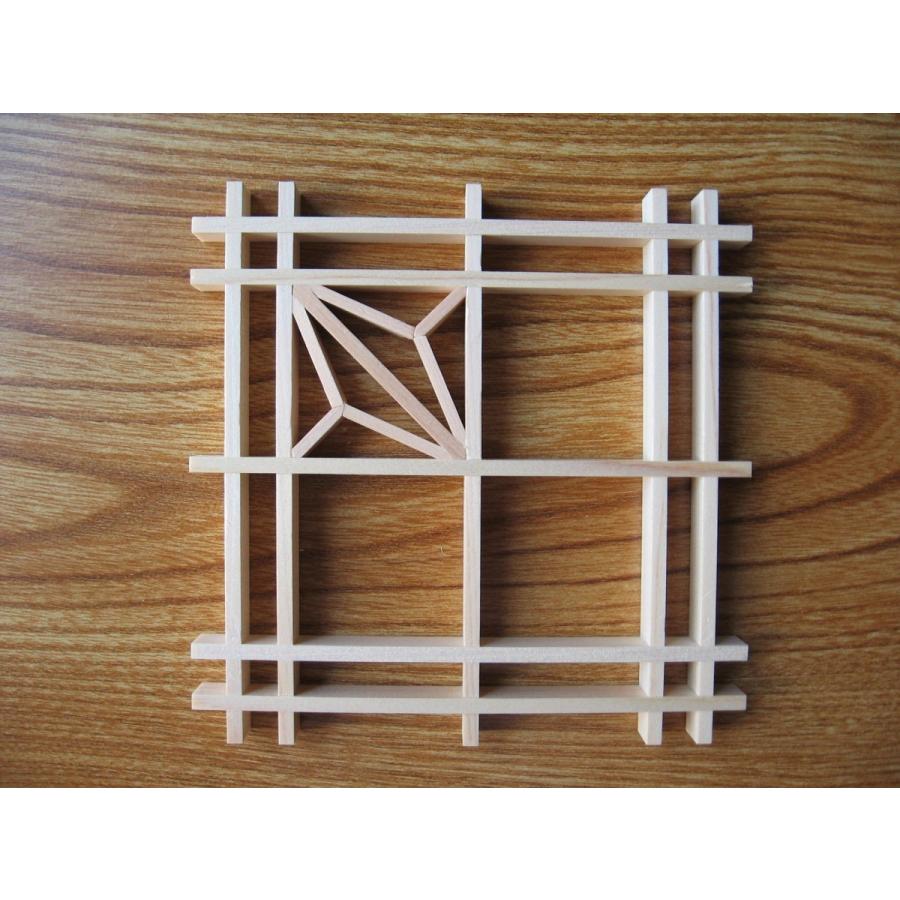 組子細工 組子キット kumiko kit 角麻柄 組子コースター組立 組子細工 組子キット kumiko kit 角麻柄 組子コースター組立