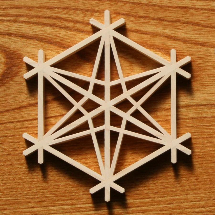 飾り組子　ひのき＆杉　組子細工 組子 - 【公式】大湊文吉商店オンラインショップ｜屏風・組子