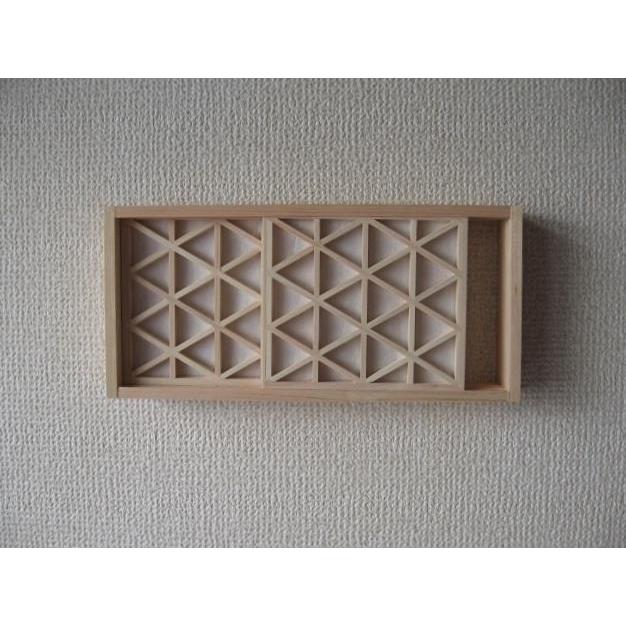 手作り組子細工 組子の小窓 障子付き : くみこスタジオ - 通販 - Yahoo