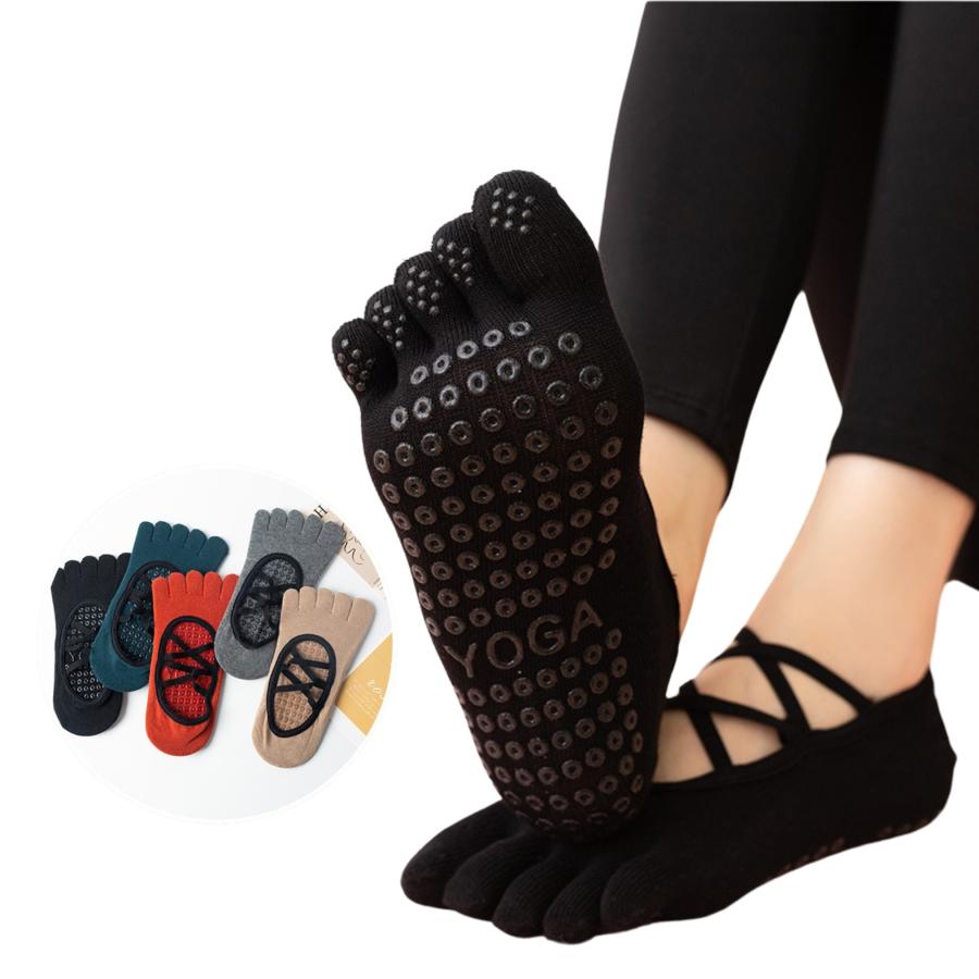 ヨガソックス ピラティスソックス 滑り止め 抗菌防臭 グリップソックス