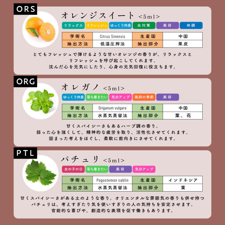アンドエスエイチ エッセンシャルオイル セット 5ml×5本セット アロマ