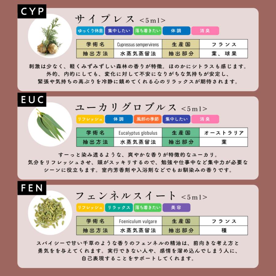 アンドエスエイチ エッセンシャルオイル セット 5ml×5本セット アロマ
