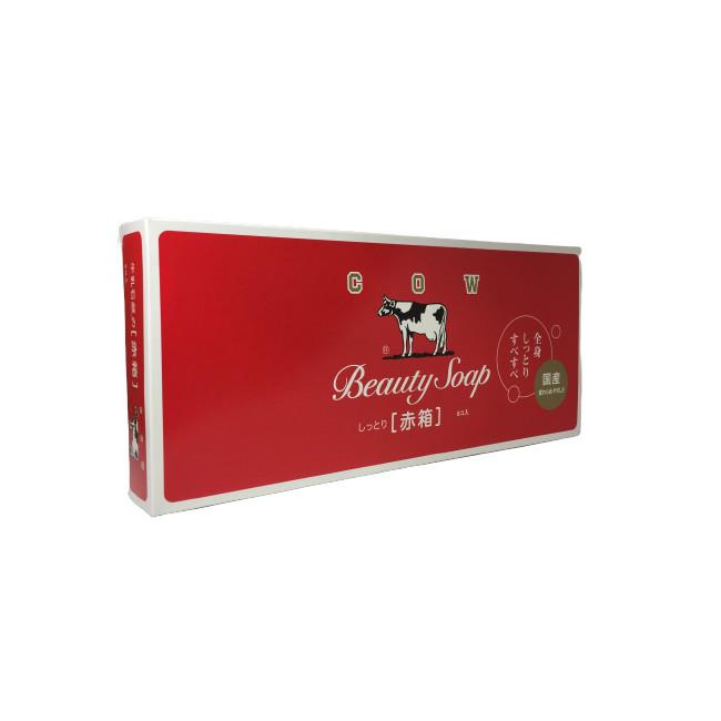 カウブランド COW 牛乳石鹸 赤箱 しっとり 6個入 石けん : くもくも