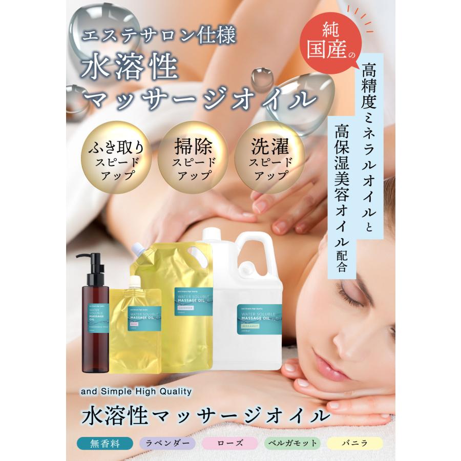 アンドエスエイチ 水溶性マッサージオイル 無香料 140ml