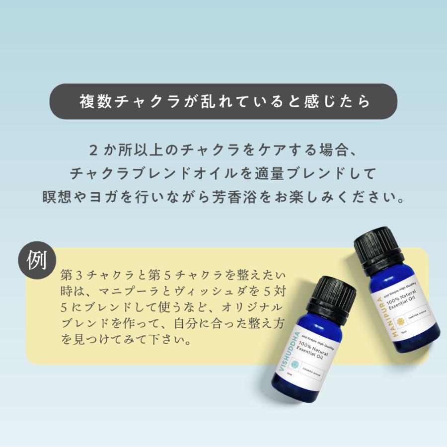 アンドエスエイチ 精油 アロマ チャクラ ブレンドオイル ムーラダーラ