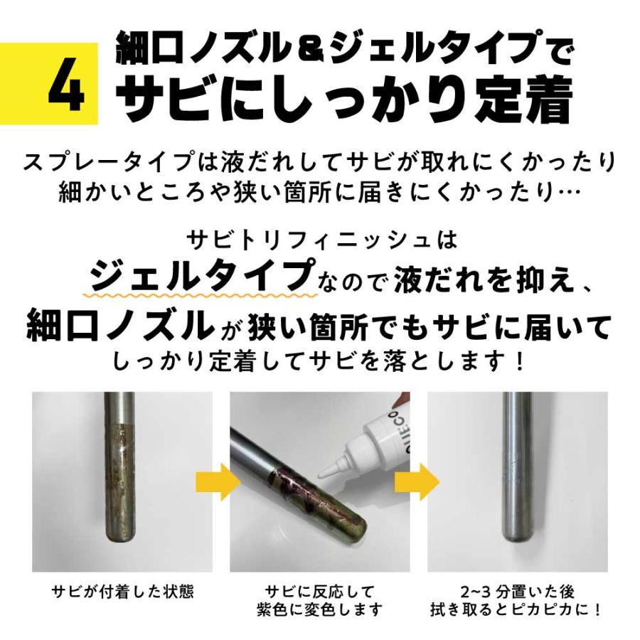 QUECO（クエコ） 錆取り剤 / QUECO サビトリ フィニッシュ 100ml / サビ落とし サビ取り剤 錆び取り 錆び取りジェル さび ...
