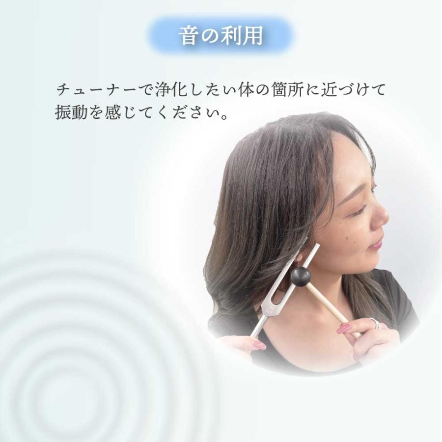 音叉 4096hz / &SH 4096Hz チューナー ラバーマレット 専用 袋付