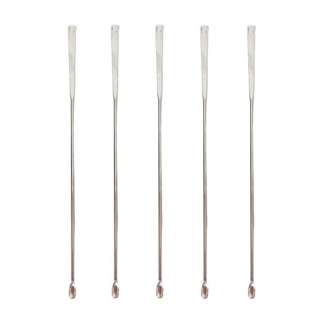 給餌 匙 / 日本製 ミクロスパーテル 15cm 5本セット 薬さじ やくさじ
