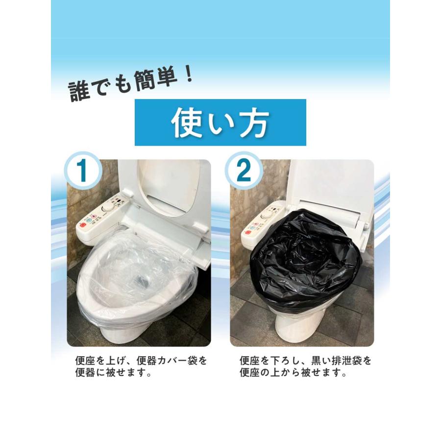 防災グッズ / &SH 非常用トイレキット フルセット 4人用7日分 家族