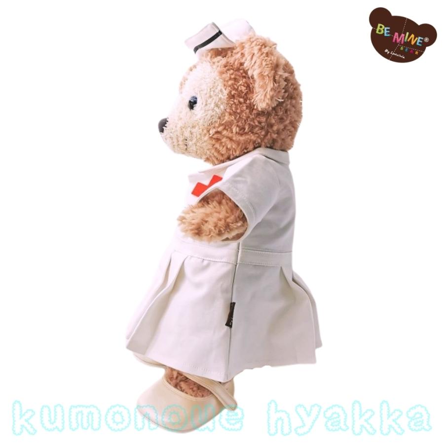 ぬいぐるみ靴 9〜11cmシェリーメイS用ストラップパンプス 白