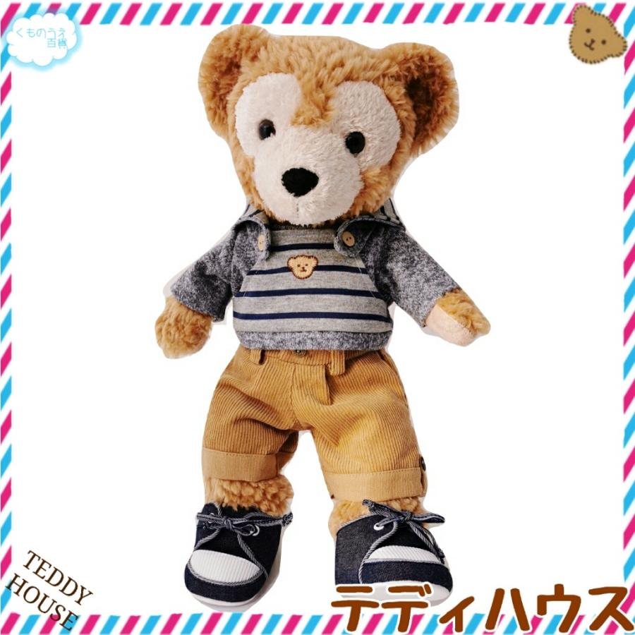 ダッフィー用スニーカー 青 キャンバス生地 テディハウス ぬいぐるみ服