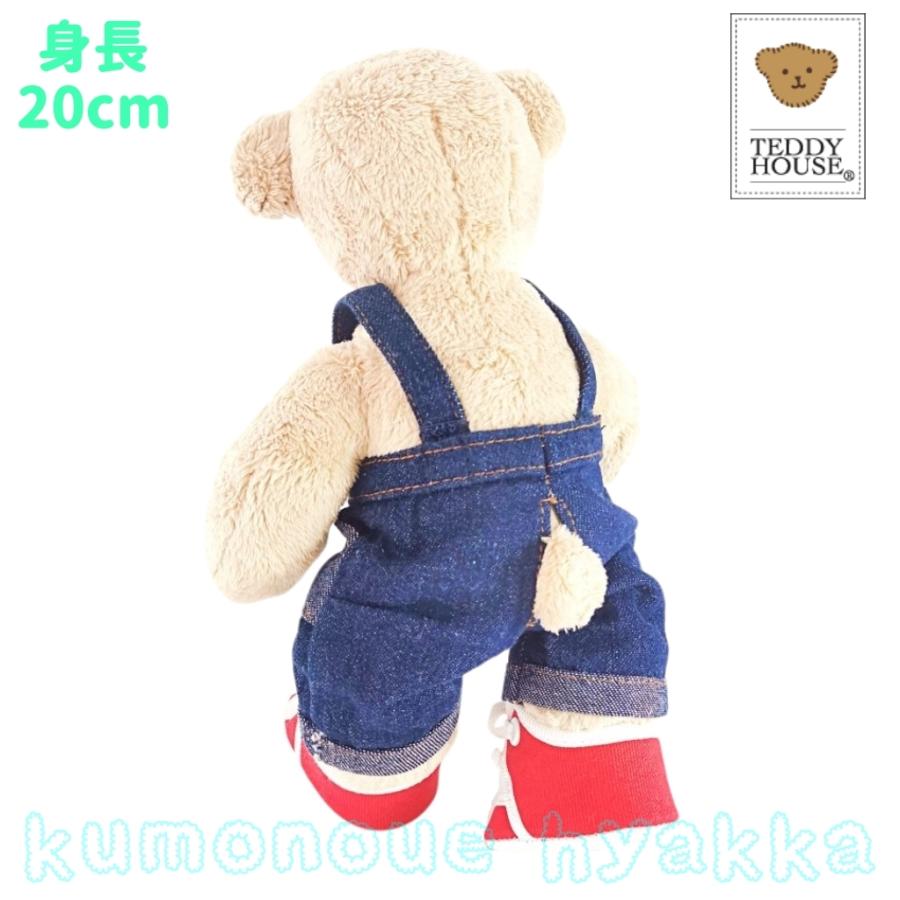 専用　女の子、男の子、オーバーオールセット　ぬい服 ぬいぐるみ服 20cm オーバーオール サロペット 紺デニム テディ