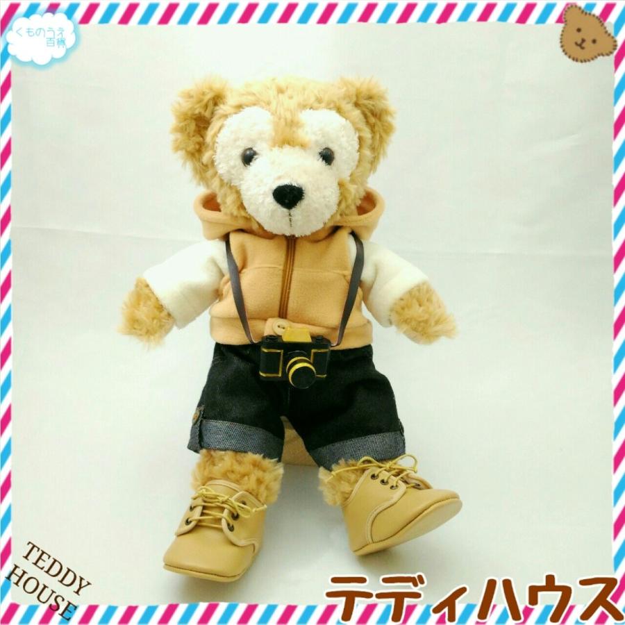 ダッフィーss用うさみみフリースパーカージャケット ブラウン トップス テディハウス ぬいぐるみ服 H041 2 くものうえ百貨 三番街 通販 Yahoo ショッピング