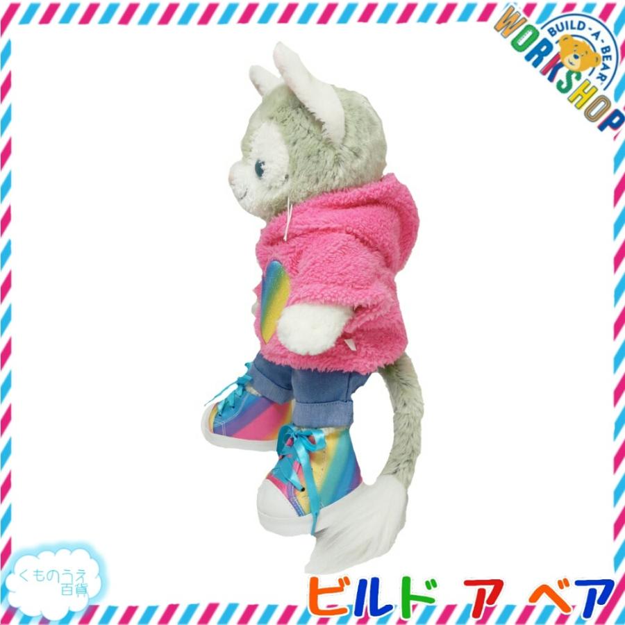 シェリーメイ用ハイカットスニーカー レインボー ブルーベース 水色