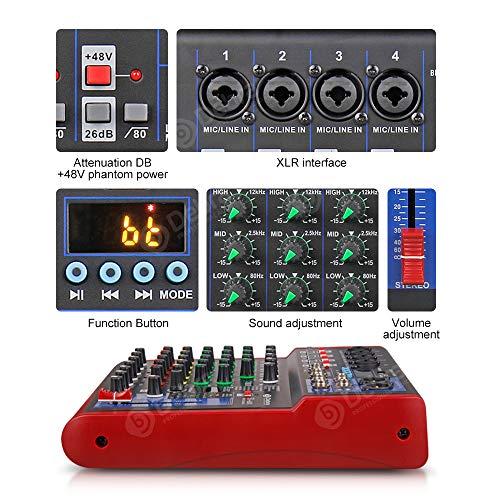高音質 D Debra AudioProミキサー オーディオインターフェース ポータブルレコーディングミキサーオーディオ（USB 99 DSPデジタル