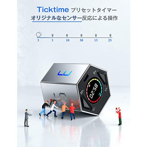 新時代のデジタルタイマー」TickTime 正六角柱 ポモドーロ タイマー