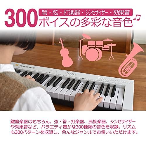 TORTE トルテ 電子キーボード 61鍵盤 日本語表記 300ボイス 軽量 TORTE トルテ 電子キーボード 61鍵盤 日本語表記 300ボイス 軽量