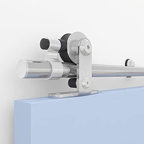 AIPCHYB 6FT/183CM バーンドア ハードウェアキット レールキット barn door スライド 片引き戸 シングル 金具