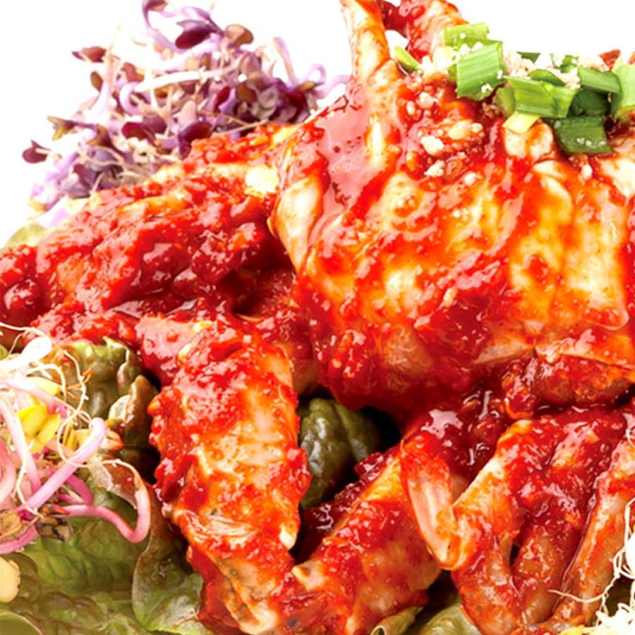 【西麻布韓国料理宮(KUNG)】ヤンニョムケジャン(味付けカニ) 2kg(5〜6杯) - 渡り蟹キムチ / ワタリガニキムチ 2，000g 