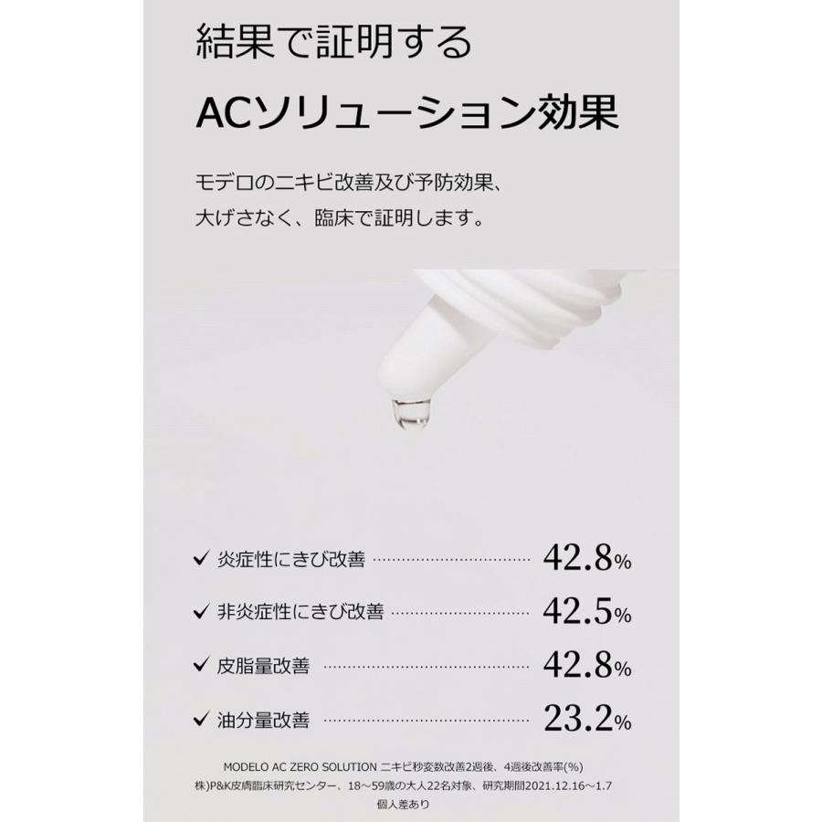 モデロ ゼロソリューション 50ml ( MODELO AC zero solution) ニキビ 化粧水 肌荒れ 角質 皮脂 保湿 毛穴ケア エッセンス ドクターコスメ |  | 01