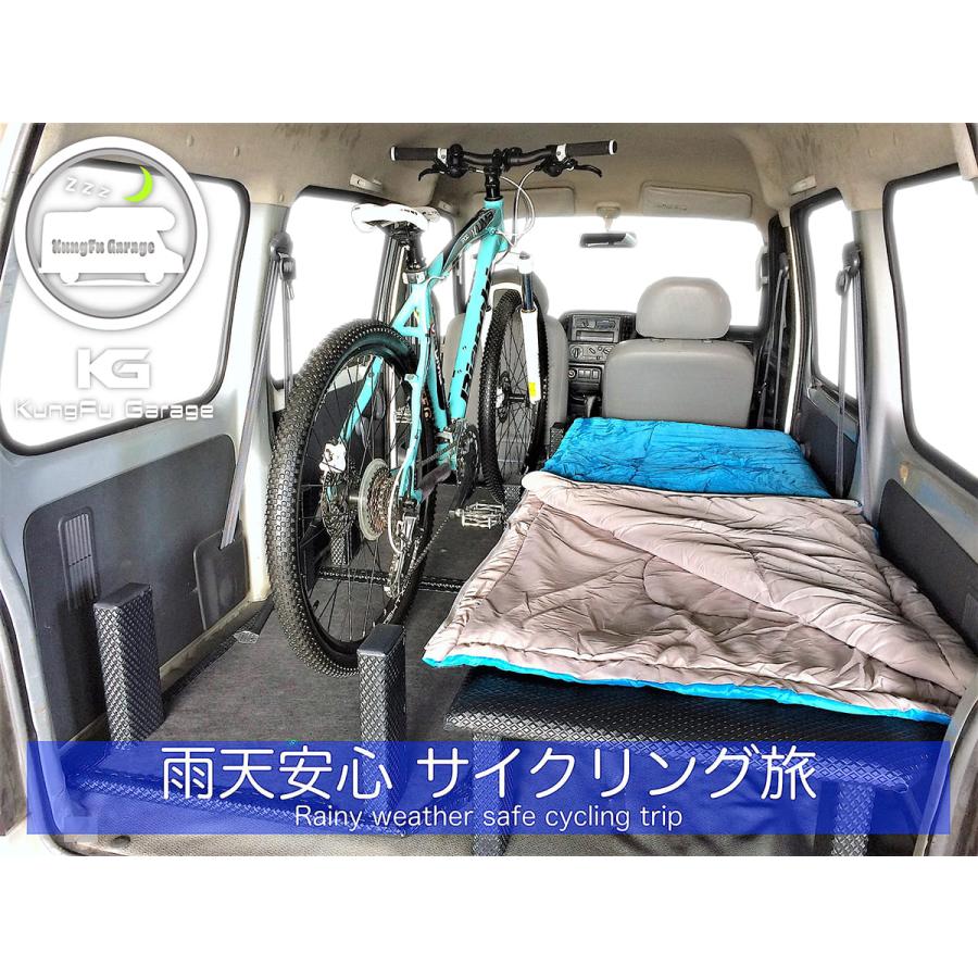 エブリィ エブリィバン DA62V ベッドキット 4分割式 黒 車中泊用