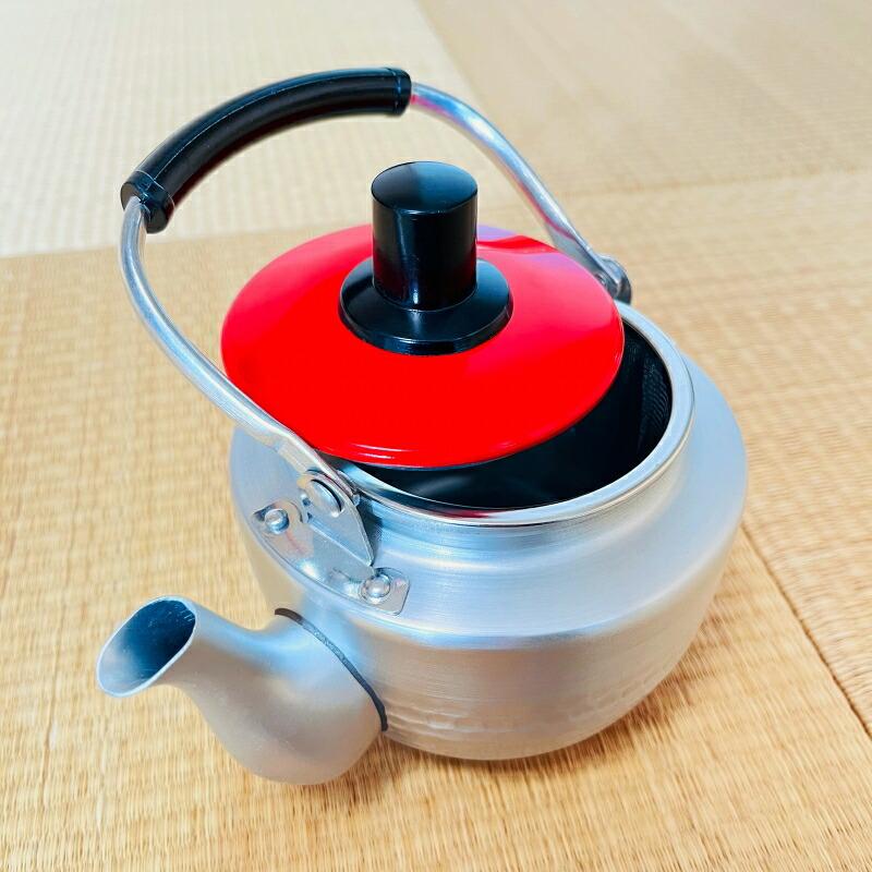 急須 アルミ 槌目急須 10号 前川金属 / きゅうす やかん ヤカン
