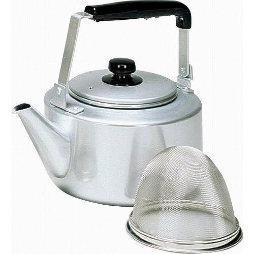 アカオアルミ アカオ 茶こし付大型ケットル 10Lアルミケトル・やかん