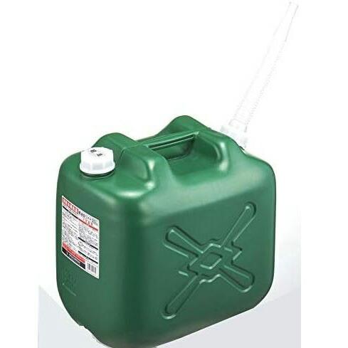 長距離用に買い置きの軽油(ポリ２缶)が不要に… ポリエチレン軽油缶10L緑 D-KEIYU10Lの通販｜ガソリン携行缶｜オイル
