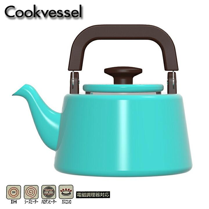 即納可 フィーカ ティーケトル 2.1L ターコイズ Cookvessel(クック