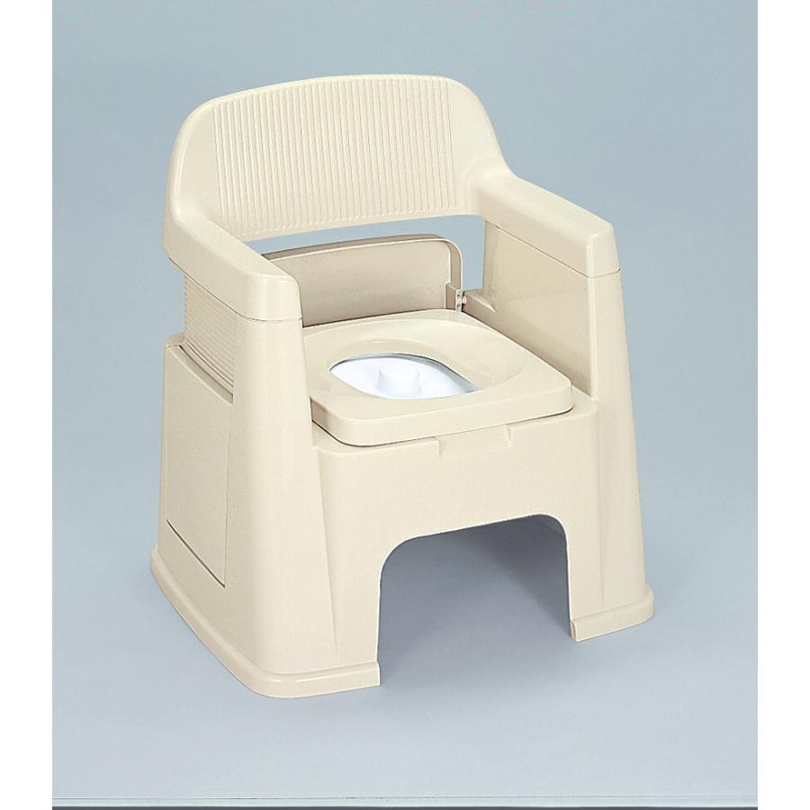【新品未使用】トンボ　ポータブルトイレ背もたれ型　4月に処分 新品未使用】トンボ ポータブルトイレ背もたれ型 4月に処分 - メルカリ