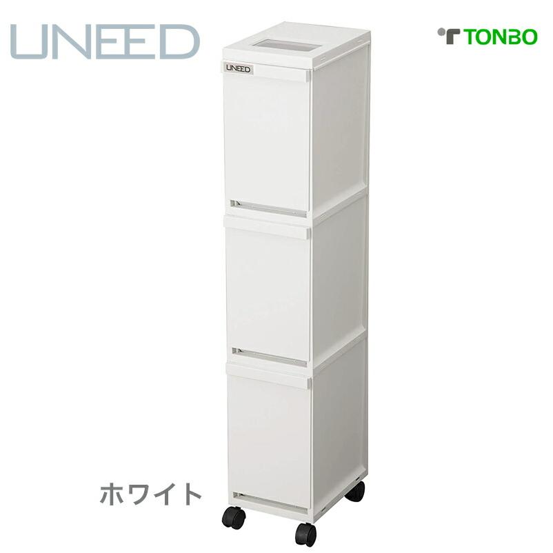 新輝合成 分別 ゴミ箱 ユニード 多段スリムペール 3段 トンボ