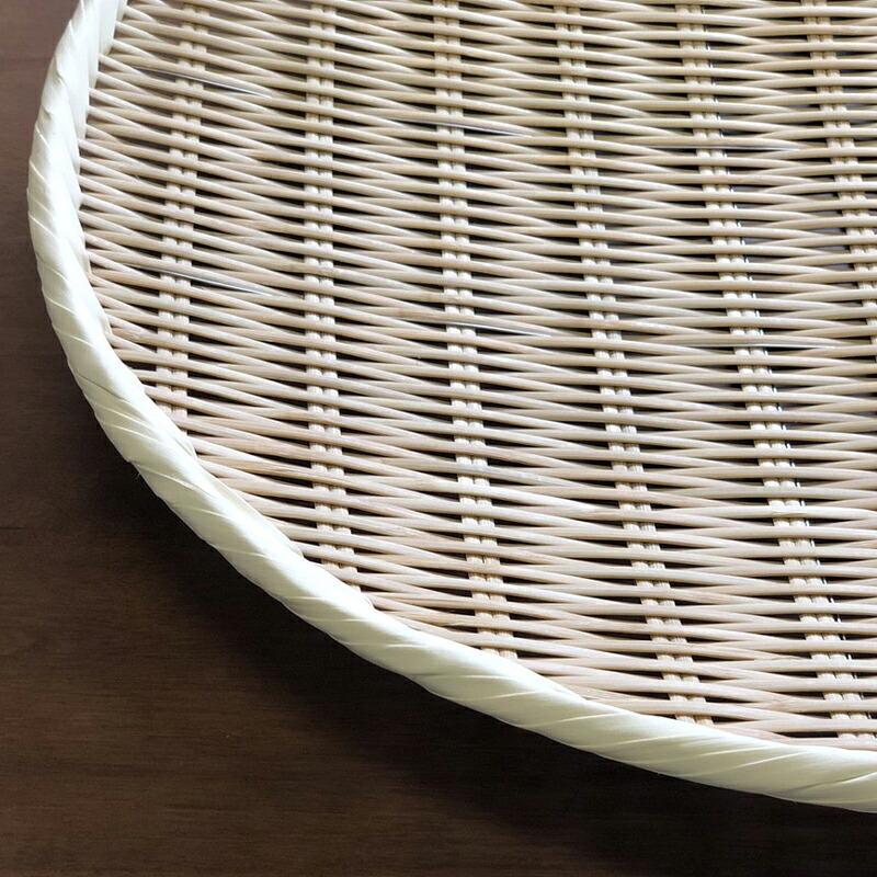 即納/ 特選 盆ざる 盆ザル 丸 45cm 竹製 上 日本製 / 丸盆ざる 丸ざる