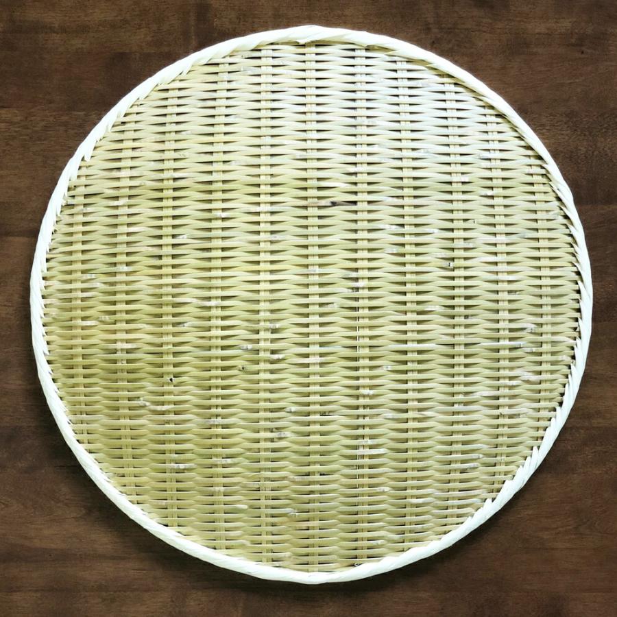即納/ 特選 盆ざる 盆ザル 丸 45cm 竹製 上 日本製 / 丸盆ざる 丸ざる