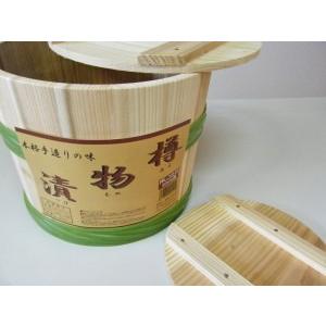 星野工業 木製 漬物樽 9L 天然杉 Pタガ つけもの樽 漬物桶 日本製