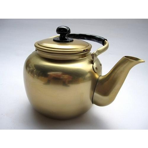 前川金属工業所 昔懐かしの福徳瓶 4L アルミヤカン 蓚酸アルマイト