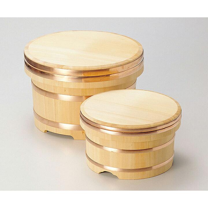 国産さわら使用、木製おひつ、お櫃　5合サイズ おひつ お櫃 木製品 椹・江戸びつ Φ21cm 5合 / 04102 日本製 さわら