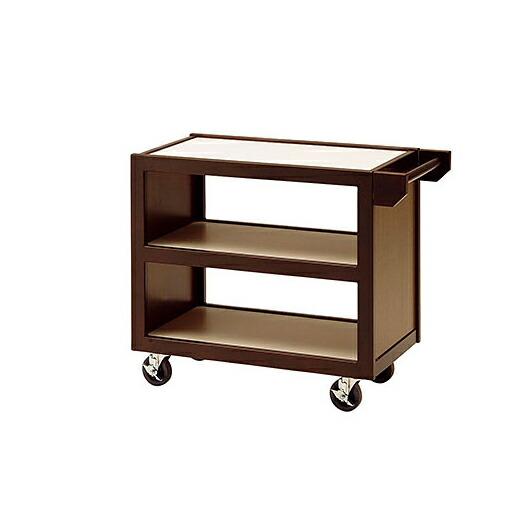 エコノミーサービスワゴン ブラウン 手付 《45339》 運賃別途見積もり  