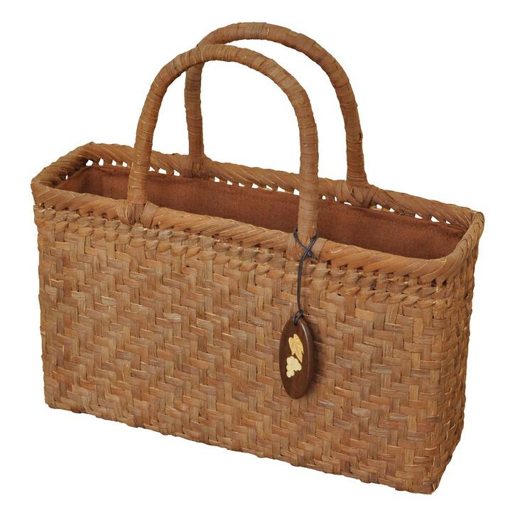 山葡萄 バッグ かごバッグ 沢皮 綱代編 6mm-2 《791132》 バック 鞄