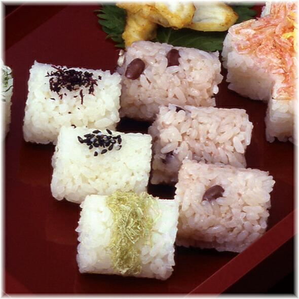木製 おにぎり押し型 日本製 幕の内 6ツ穴 / 825141 お弁当 俵型