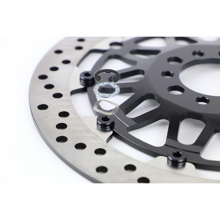 サンスター SUNSTAR プレミアムレーシング フロントディスク Premium Racing ZX-4R,ZX-4RR ボルトオン 1台分 レッドピン セミフローティング EM609W-RD