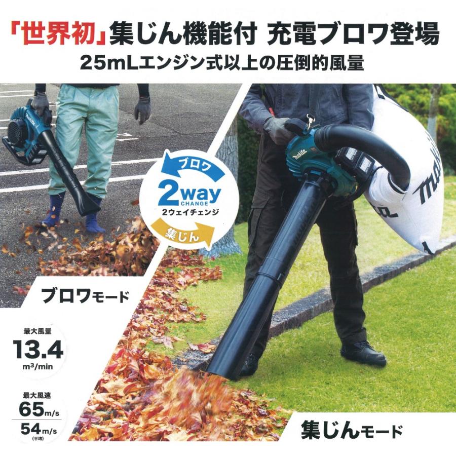 日本製】 マキタ makita 充電式ブロワ バキュームキットなし MUB363DZ