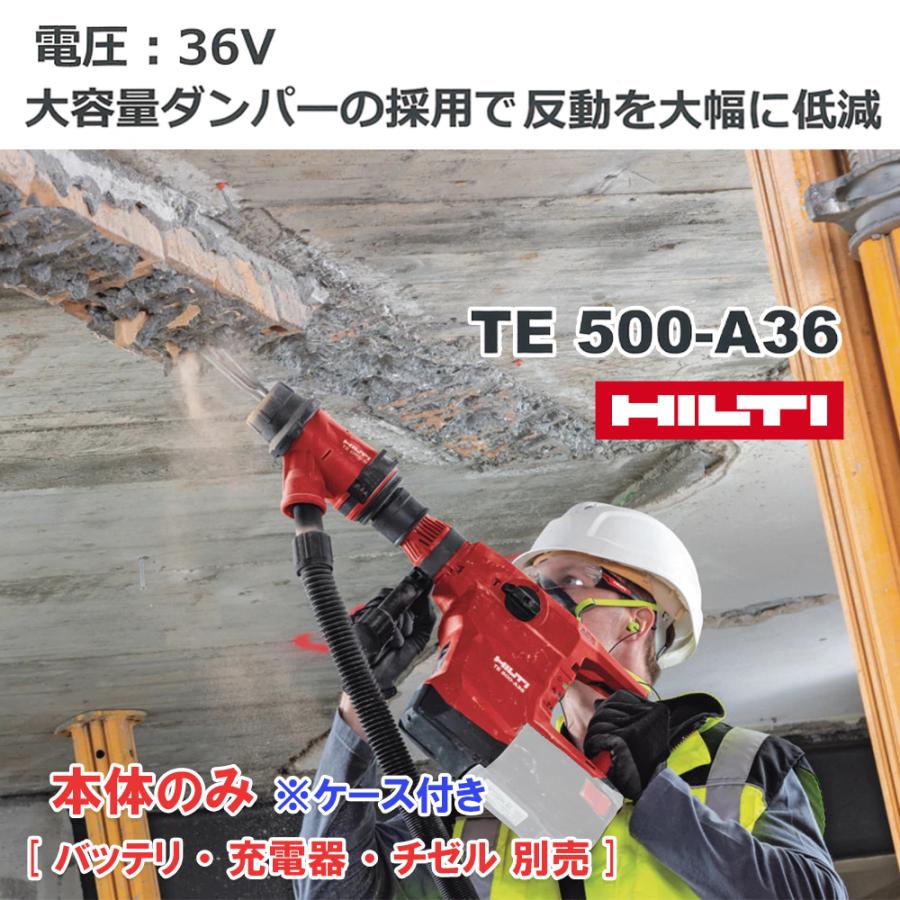 ヒルティ(HILTI) TE500-A36 バッテリー式ブレーカー 36V 本体のみ｜kunimotohamono｜02