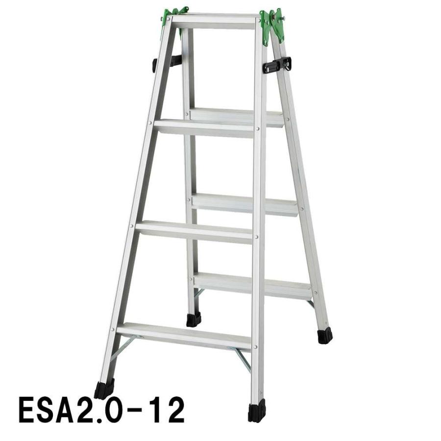 ハセガワ はしご兼用脚立 ESA2.0-12 運賃別途見積り (個人宅配送不可)