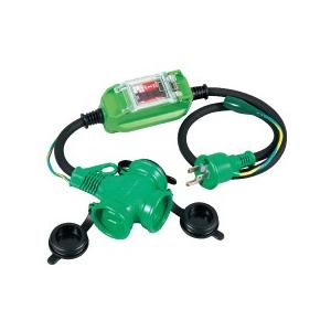 日動工業 防雨ポッキン延長ブレーカ 過負荷・漏電保護兼用 PBW-EK-T